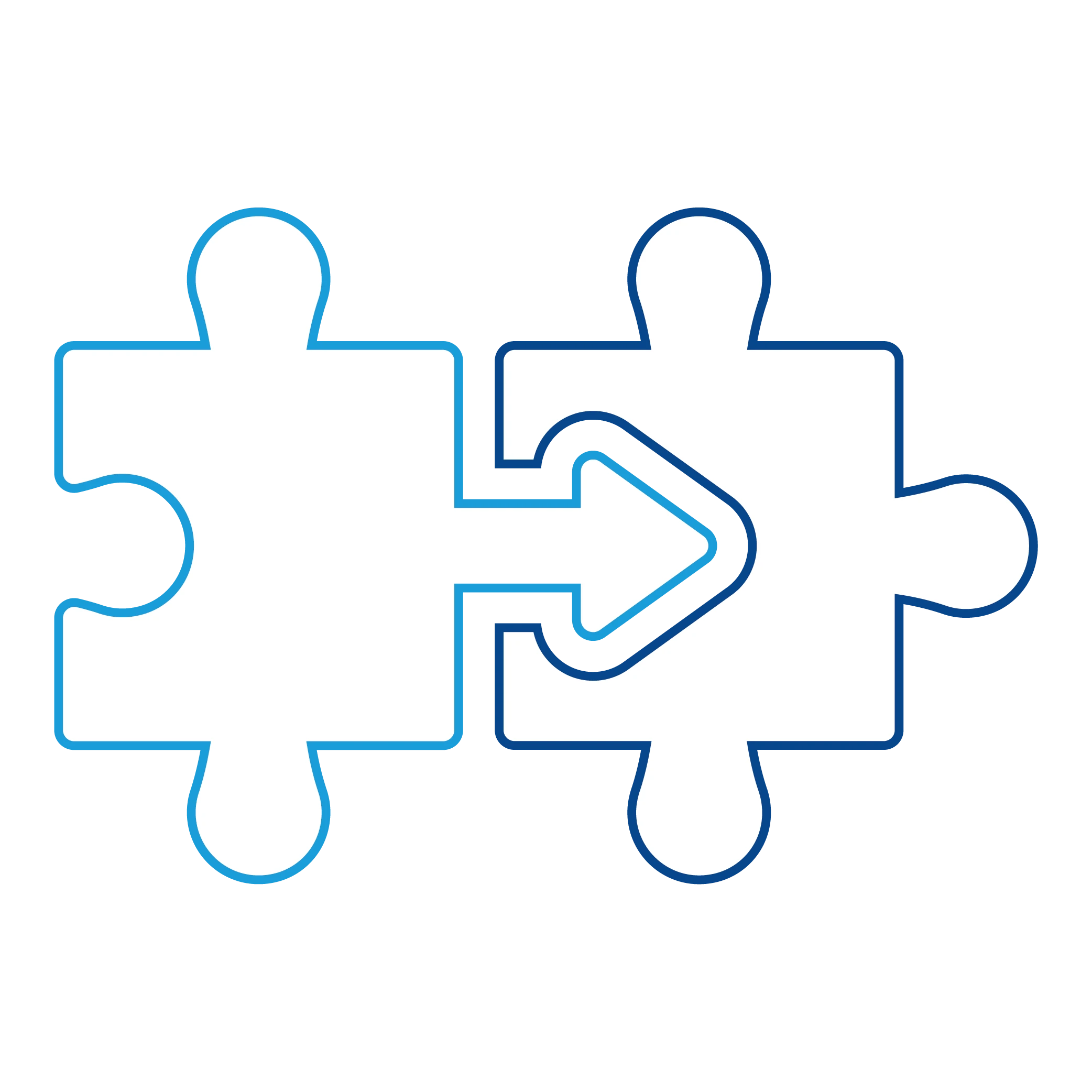 Icon seamless integration into existing systems Icon seamless integration into existing systems