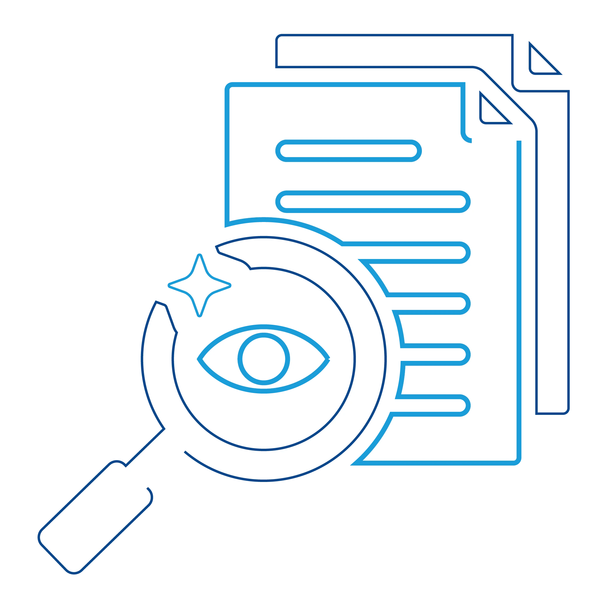 Icon End-to-End Transparency Icon End-to-End Transparency